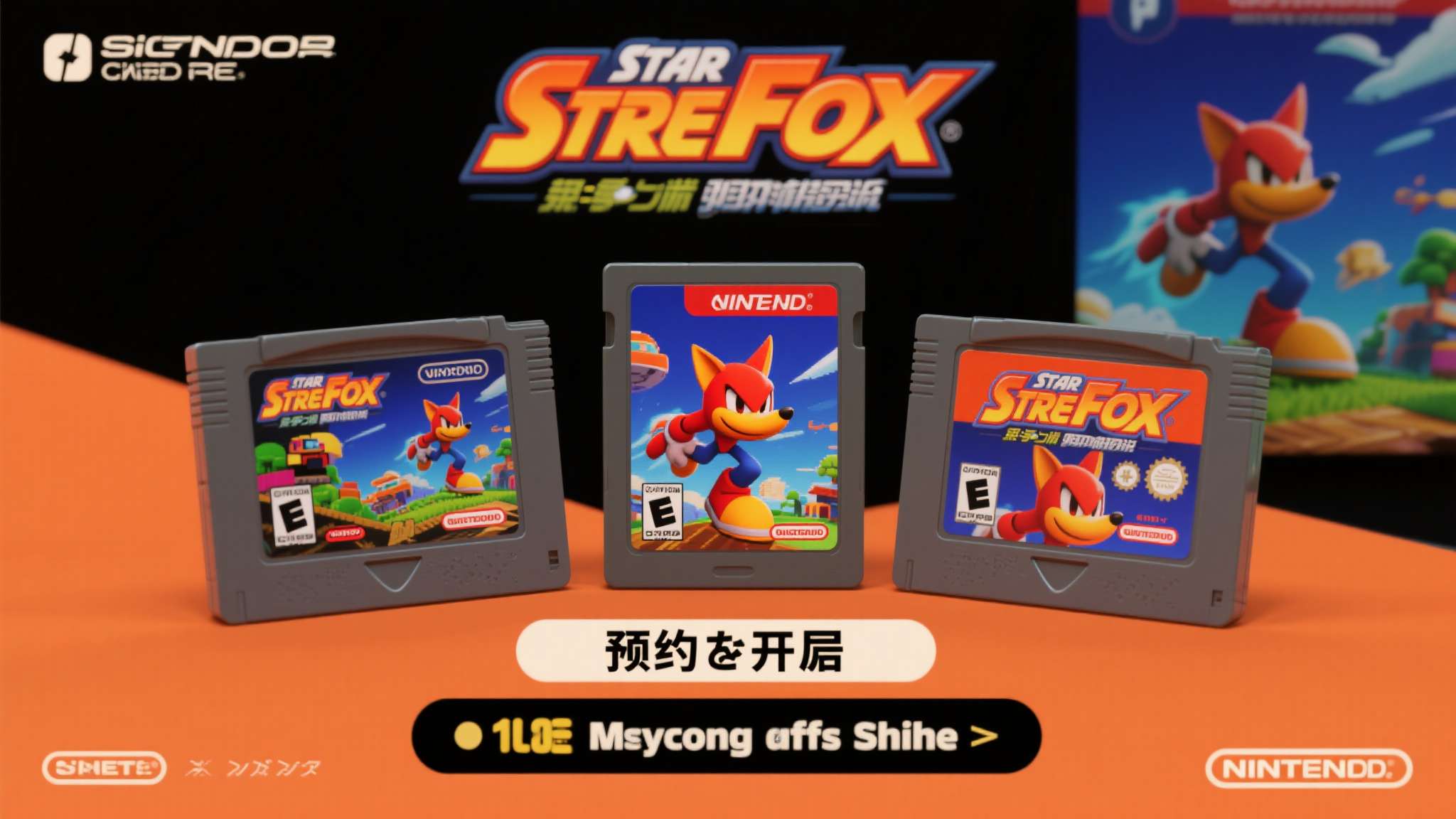 任天堂全新独占《星际火狐》预约开始!不是钥匙卡 可以放心了 任天堂全新独占《星际火狐》预约开始!不是钥匙卡 可以放心了